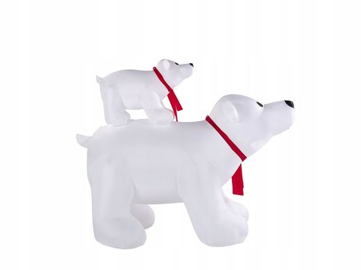 Надувной белый медведь LED 160см