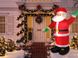 Надувна світлодіодна різдвяна прикраса Санта-Клауса 250см - 4