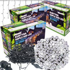 Уличные светодиодные сосульки с эффектом вспышки 45 м 1500 led