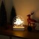 Рождественские витражи со светодиодными рождественскими огнями и колокольчиками - 2