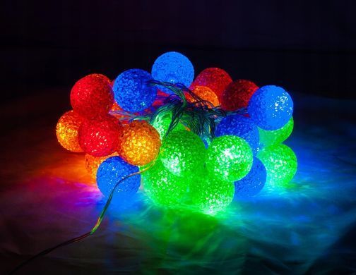 Ялинкові гірлянди - Внутрішні ажурні кулі 5,85 м 40 led