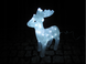 Новорічна акрилова статуя оленя дивиться вперед, і світяться новорічні олені 40LED - 3