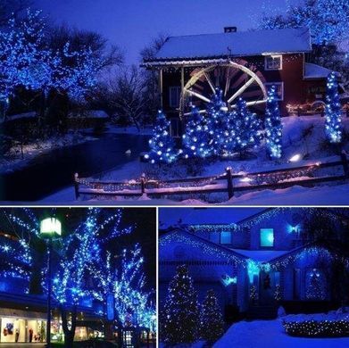 Новорічна гірлянда 54 м 700 LED (Синій колір), Синій