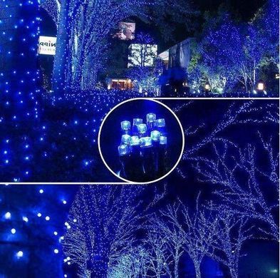 Новорічна гірлянда 54 м 700 LED (Синій колір), Синій