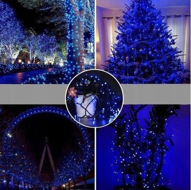 Новорічна гірлянда 54 м 700 LED (Синій колір), Синій