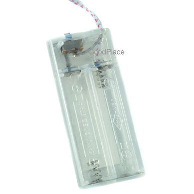 Новорічна гірлянда "Кубики" LED x 10, Біле холодне світло, На пальчикових батарейках, Білий холодний