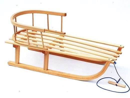 Санки деревянные WOOD
