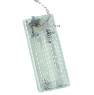 Новогодняя гирлянда "Шарики" 10 LED, Белый телый свет, Диаметр 2,4 см, На пальчиковых батарейках, 10