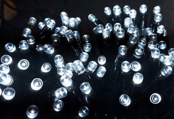 Вуличні світлодіодні ялинкові вогні 20 м 200 led, білий холодний