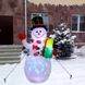 Надувний сніговик 150см LED - 6