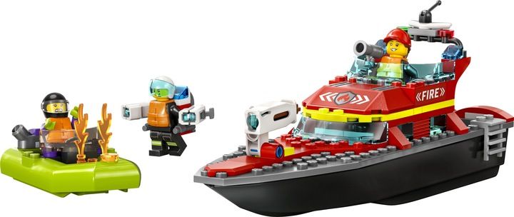 LEGO City 60373 пожарная лодка, Ребенка