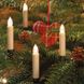 Новогодняя гирлянда свеча с клипсами на елку 15 шт. Беспроводные - 1