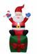 Надувной Дед Мороз с подарком LED 180см - 1