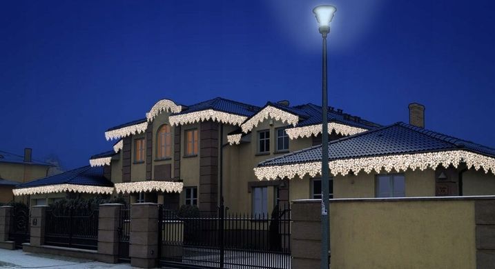 Гирлянда 500 LED для дома белый свет