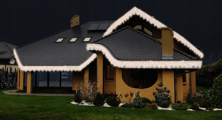 Гирлянда 500 LED для дома белый свет